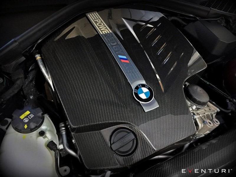 Eventuri BMW F87 M2 - Black Carbon Engine Cover.