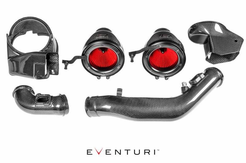 Eventuri BMW F87 M2 Competition / M2 CS S55 Black Carbon Intake System.