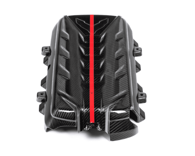 Eventuri Chevrolet C8 Corvette Black Carbon Engine Cover.