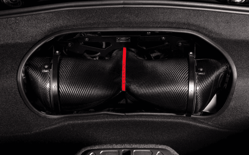 Eventuri Chevrolet C8 Corvette Coupe Black Carbon Intake System.
