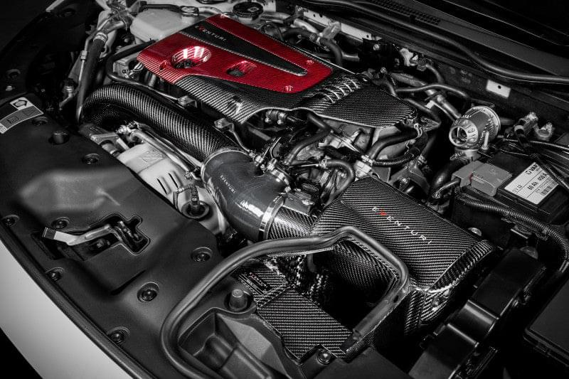 Eventuri Honda FK8 Civic Type-R Black Carbon Intake System.