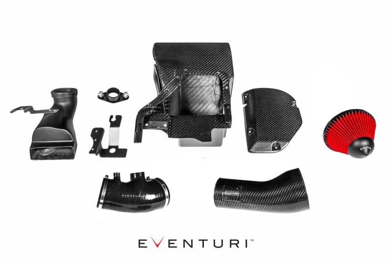 Eventuri Honda FK8 Civic Type-R Black Carbon Intake System.