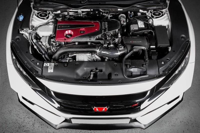 Eventuri Honda FK8 Civic Type-R Black Carbon Intake System.