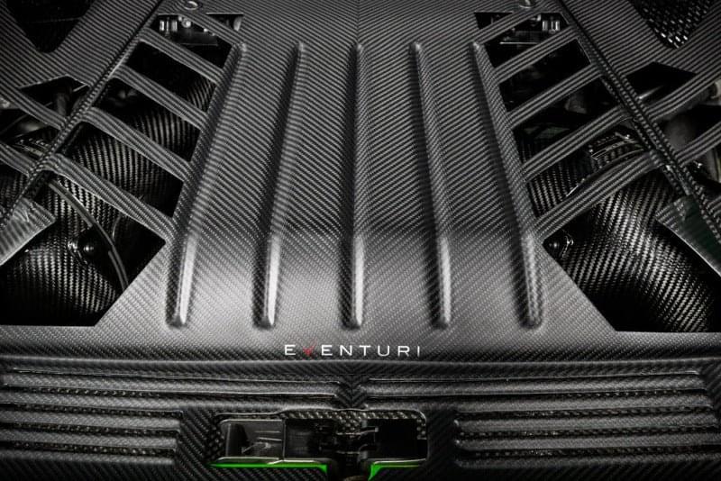 Eventuri Lamborghini Huracan - Matte Black Engine Cover Set.