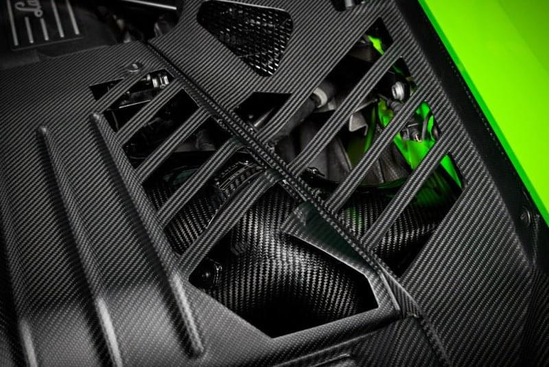 Eventuri Lamborghini Huracan - Matte Black Engine Cover Set.