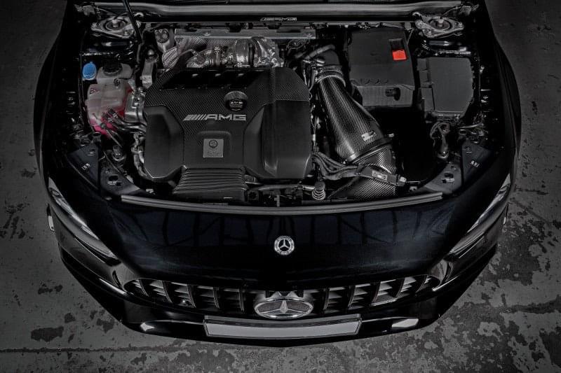 Eventuri Mercedes AMG A45 CLA45 Black Carbon Intake System.