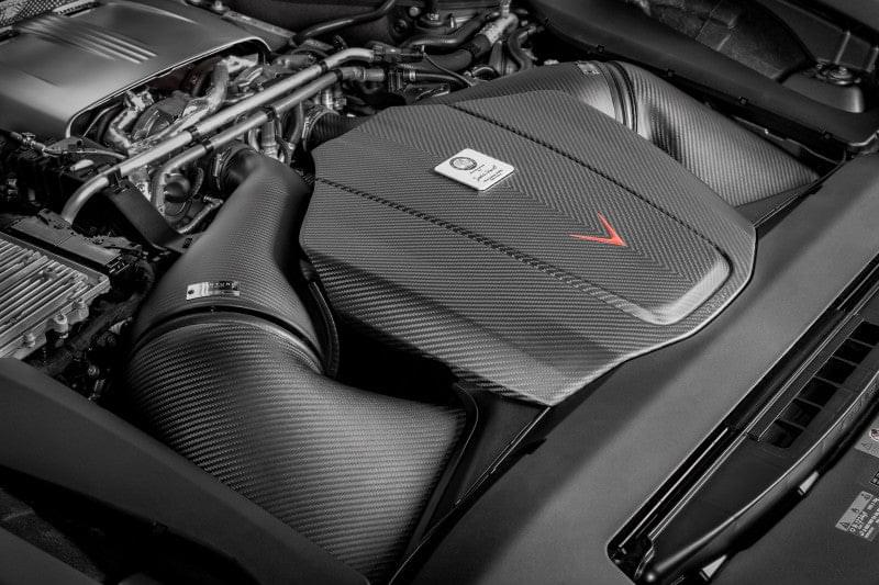 Eventuri Mercedes C190 R190 AMG GT 2DR GT / GTS / GTR Black Carbon Intake + Engine Cover - Matte.