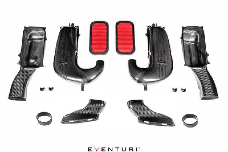 Eventuri Mercedes W205 C63 / C63S AMG Black Carbon V2 Duct Upgrade Kit For V1.