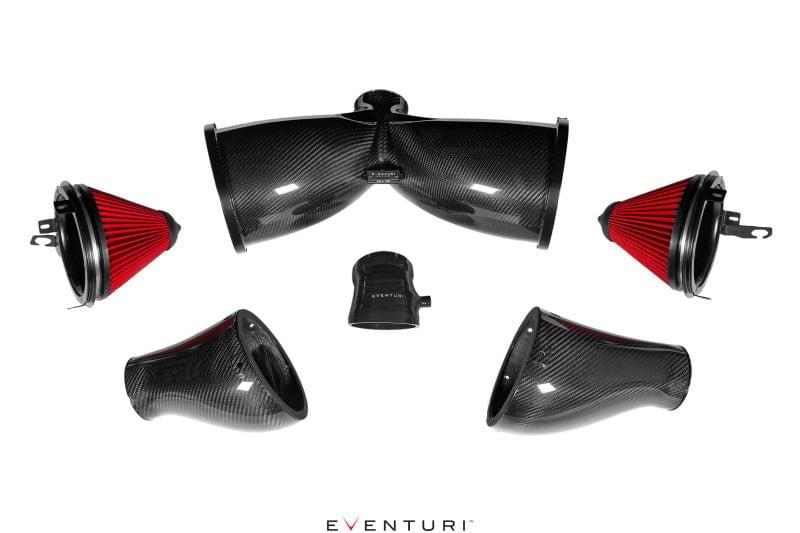 Eventuri Porsche 991 991.2 GT3 RS Black Carbon Intake System.