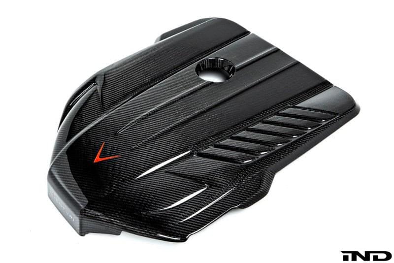 Eventuri Toyota A90 Supra B58 Black Carbon Engine Cover.