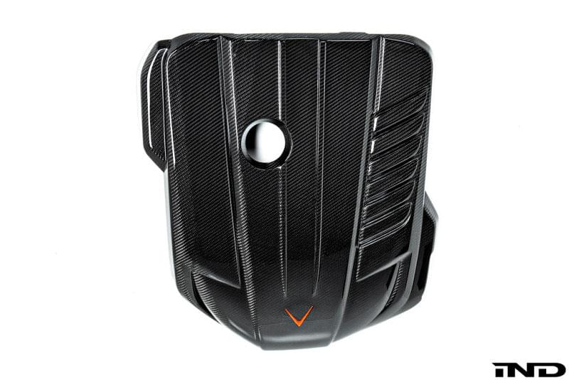 Eventuri Toyota A90 Supra B58 Black Carbon Engine Cover.