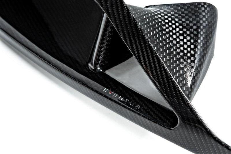 Eventuri Toyota A90 Supra Black Carbon Headlamp Race Duct.