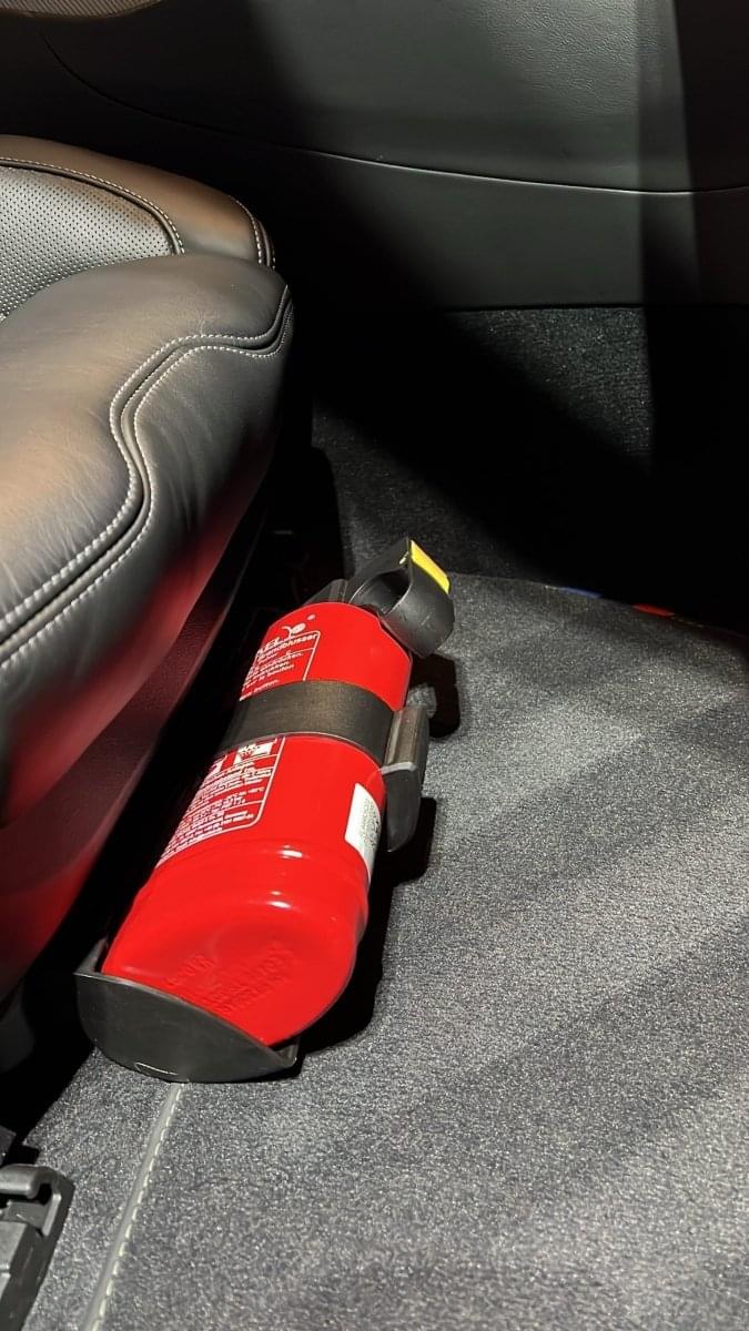 F90 M5 and X5M OEM Fire Extinguisher Kit.