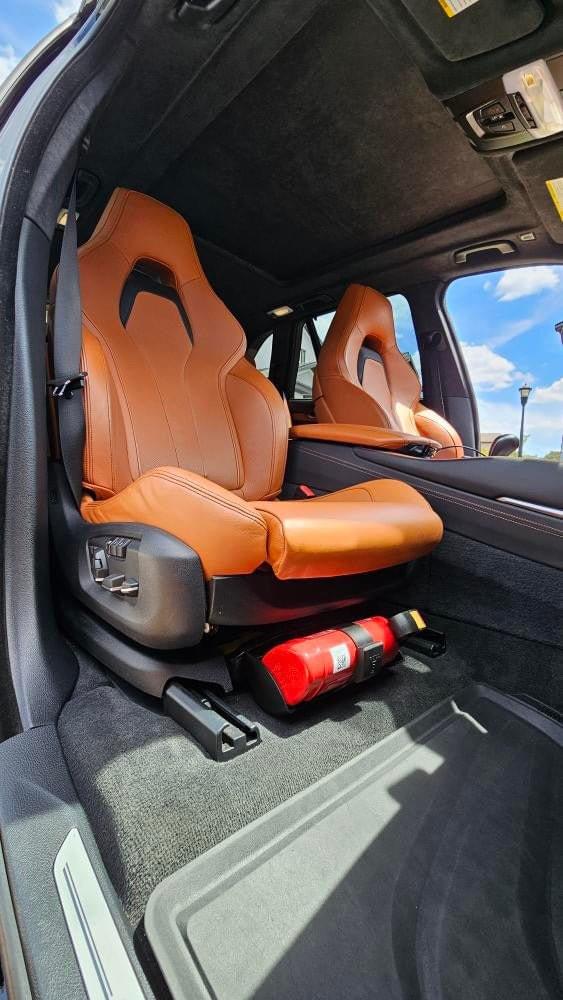 F90 M5 and X5M OEM Fire Extinguisher Kit.