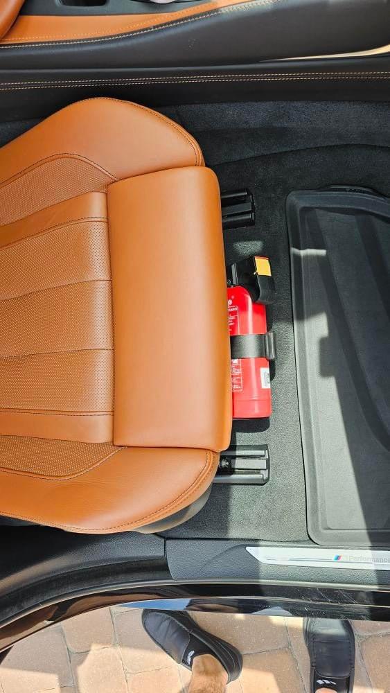 F90 M5 and X5M OEM Fire Extinguisher Kit.