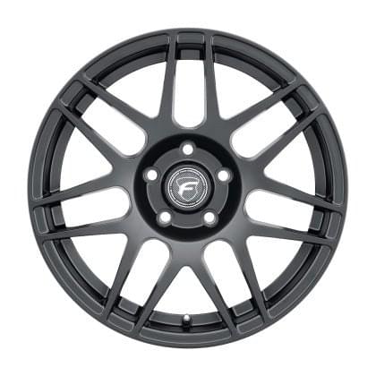 Forgestar F14 15x10 / 5x120.65 BP / ET44 / 7.2in BS Satin Black Wheel.