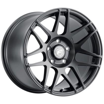 Forgestar F14 15x10 / 5x120.65 BP / ET44 / 7.2in BS Satin Black Wheel.