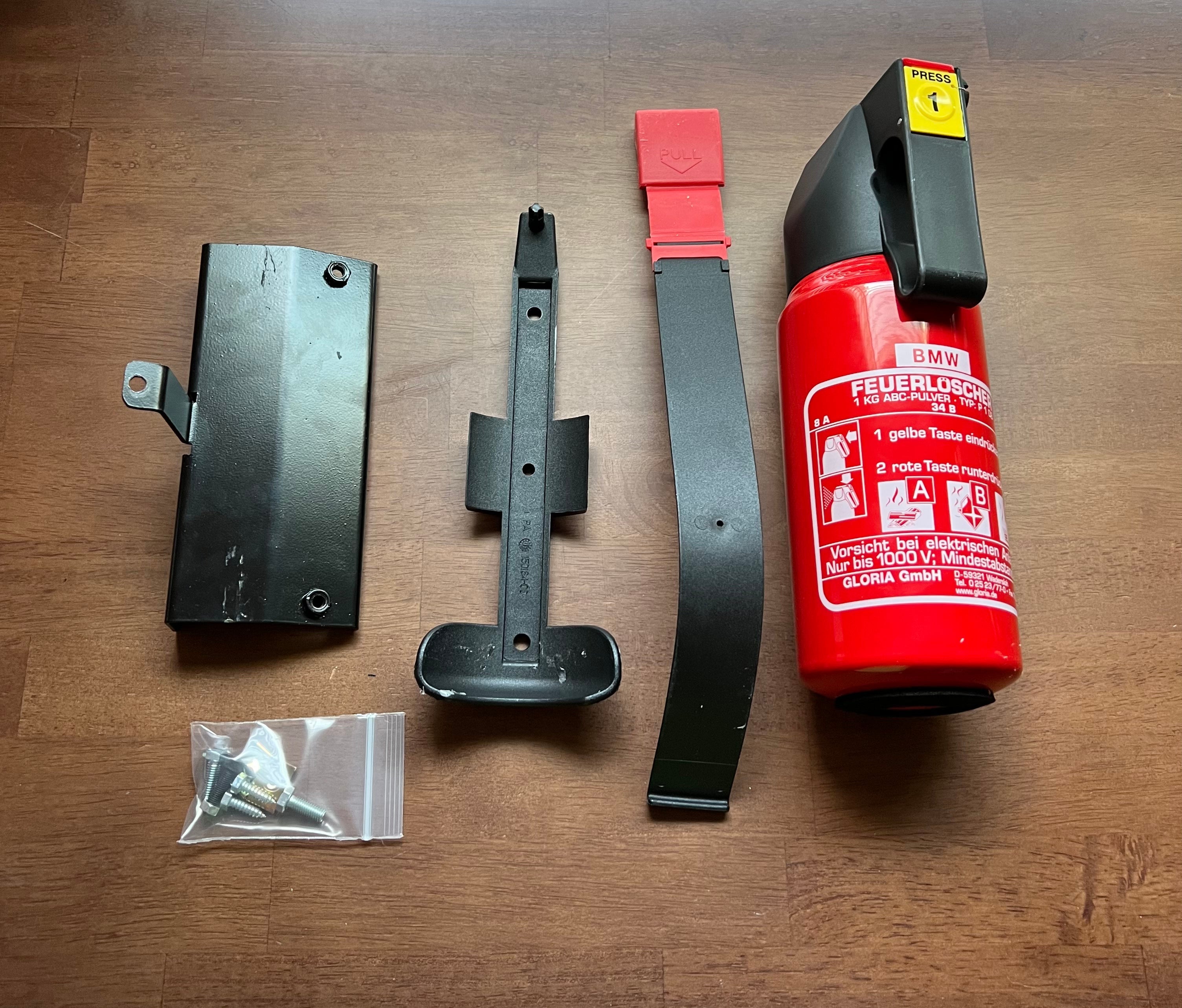 BMW E36 OEM Fire Extinguisher Kit (E36 M and non M) - COLORADO N5X