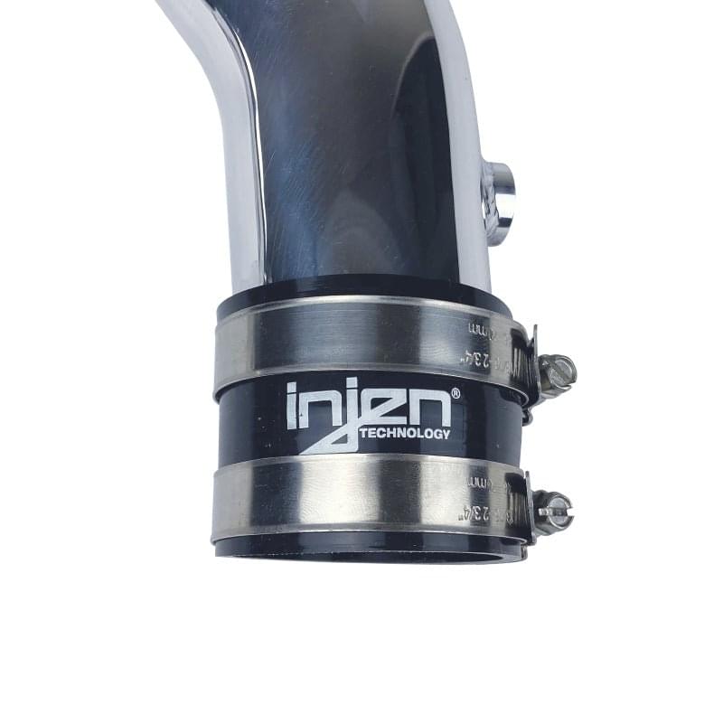 Injen 15-16 BMW M3 (F80) L6 Twin Turbo Polished Intercooler Charge Pipe w/ 1/8in Female NPT Bungs.