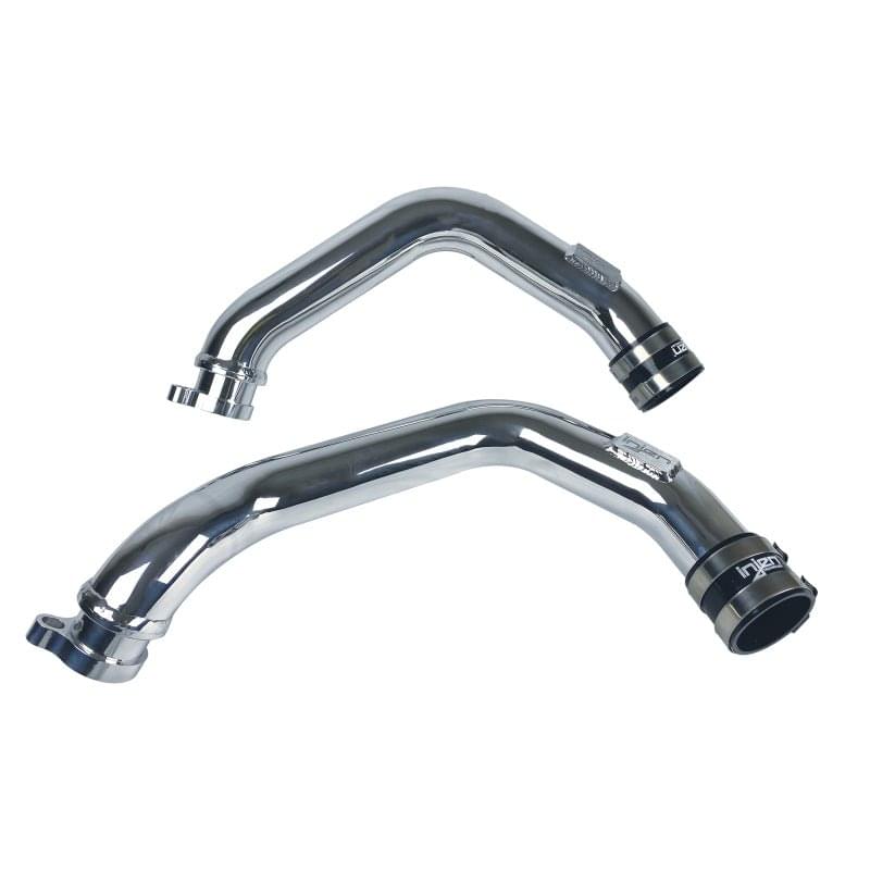 Injen 15-16 BMW M3 (F80) L6 Twin Turbo Polished Intercooler Charge Pipe w/ 1/8in Female NPT Bungs.