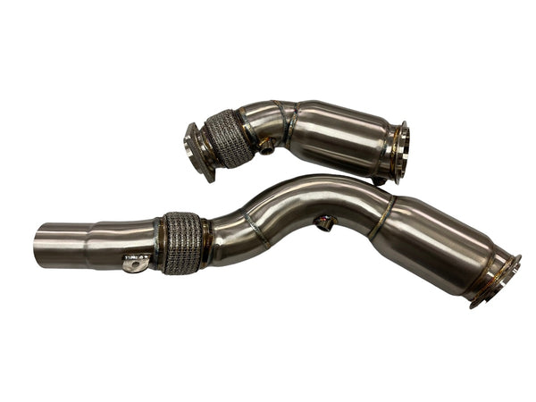 MAD BMW S55 Catted Downpipes M2C M3 M4 W/ Flex Section - COLORADO N5X