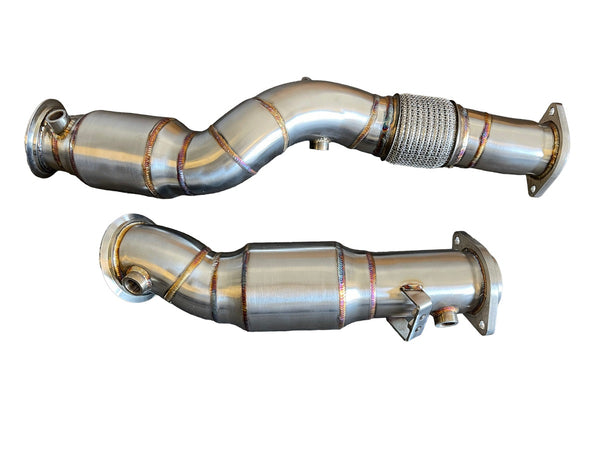 MAD BMW S58 Catted Downpipes M3 M4 G80 G82 G83 W/ Flex Section - COLORADO N5X