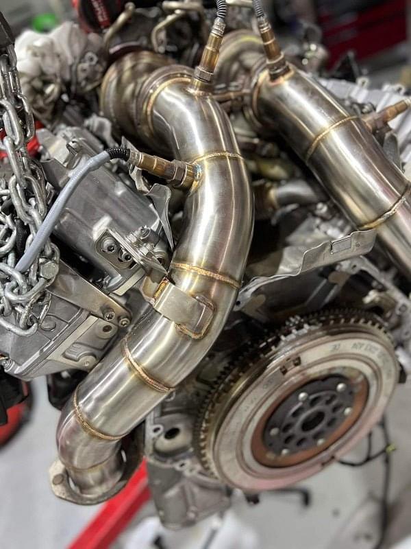MAD BMW F10 M5 Downpipes.