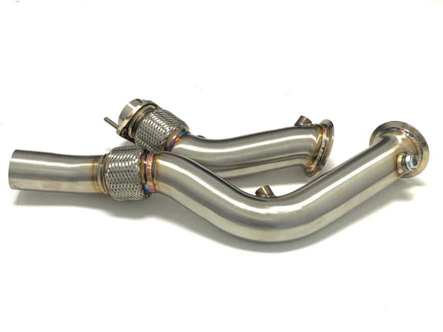 MAD BMW S55 Downpipes M2C M3 M4 W/ Flex Section.