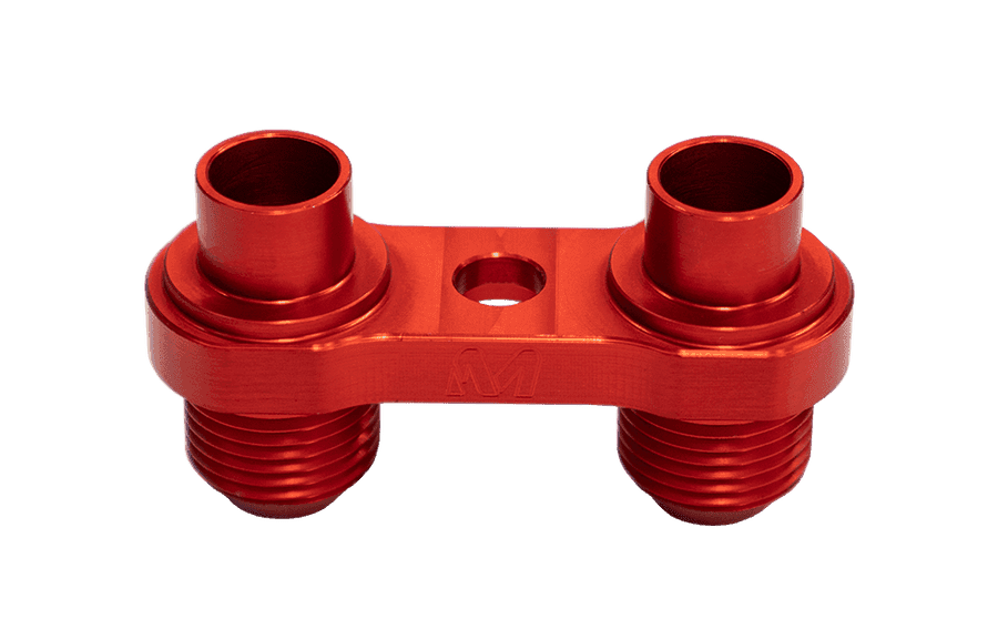 MOSSELMAN OIL LINE ADAPTER AN8 RED.