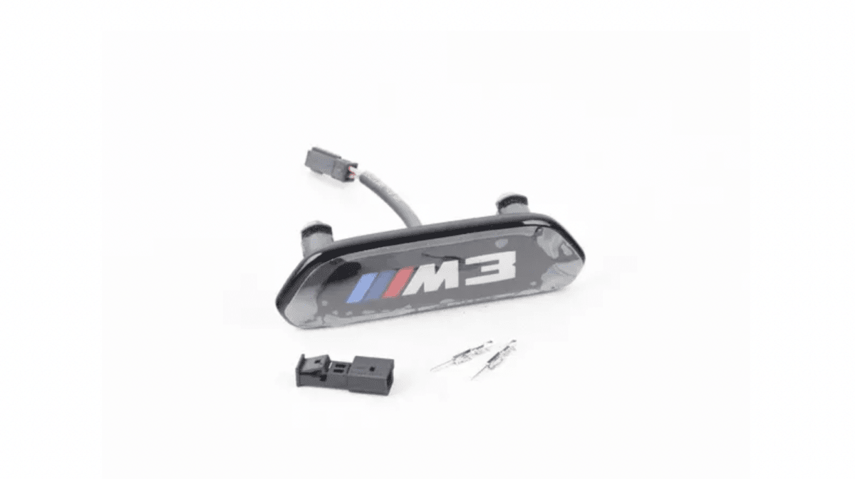 OEM BMW LCI BLACK 'M3' SEAT BADGE / EMBLEM - F80 M3 - COLORADO N5X