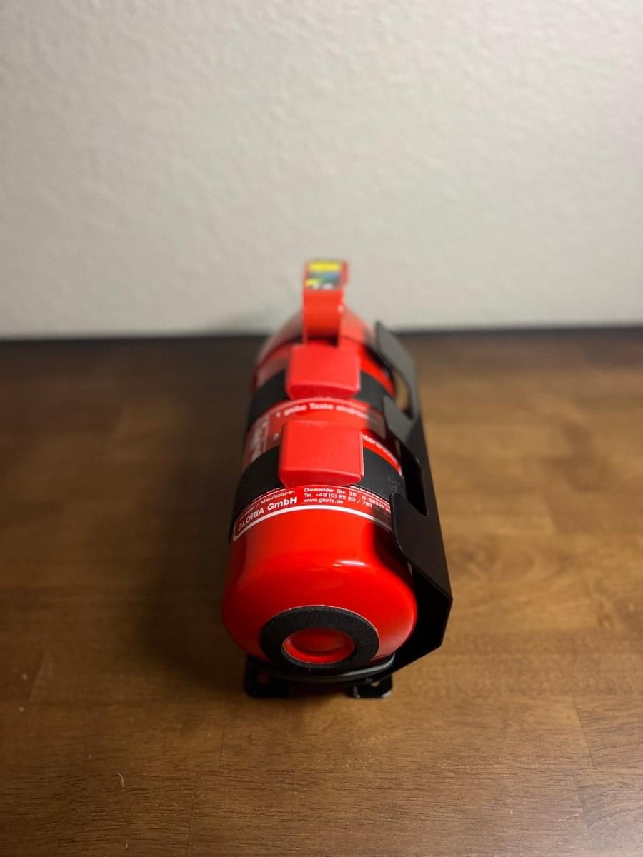 OEM BMW M4 GTS Fire Extinguisher Kit.