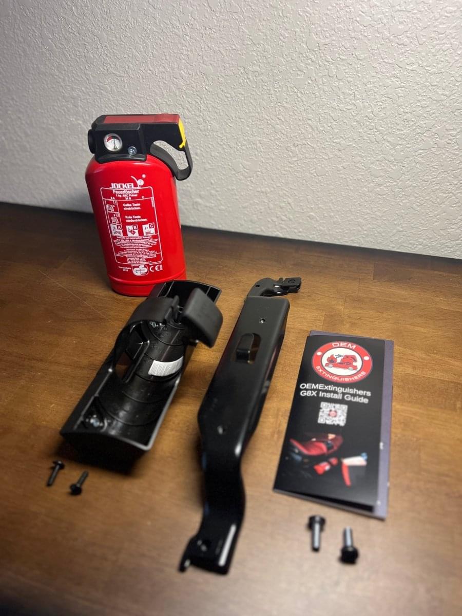 OEM G8X Fire Extinguisher Kit.