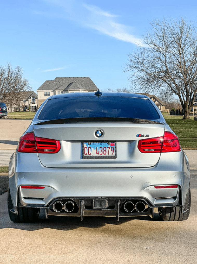 P STYLE CARBON FIBER DIFFUSER W/ CARBON UNDERTRAY - F80 M3 | F82/F83 M4.