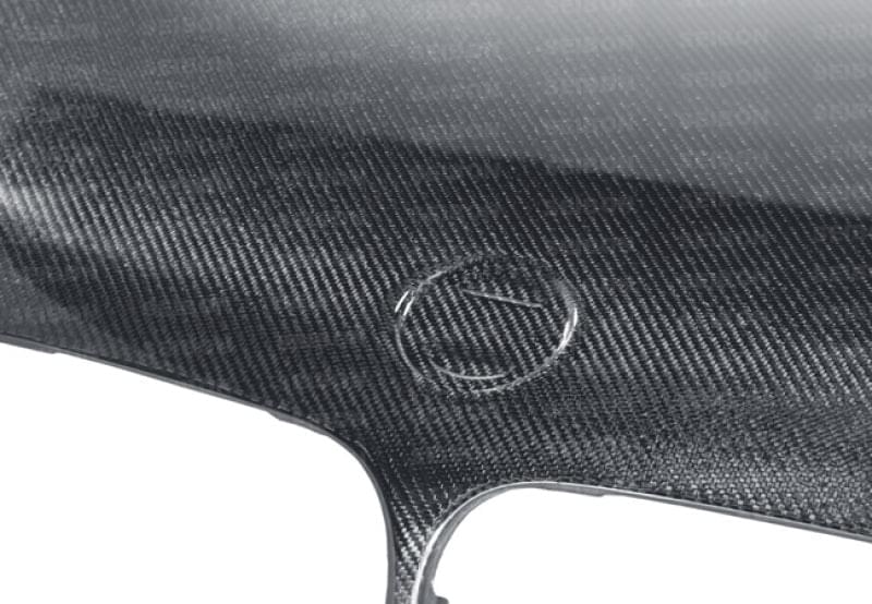Seibon 02-05 BMW 3 Series 4dr E46 (Manuf Date 7/02-7/06 Models Only) OEM-Style Carbon Fiber Hood.