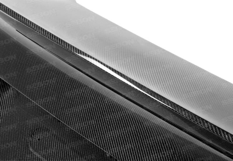 Seibon 12-13 BMW F30 CSL Style Carbon Fiber Trunk - Shaved.