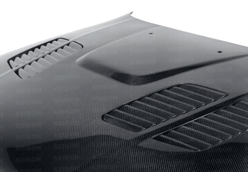 Seibon 97-03 BMW 5 Series 4Dr (E39) GTR-Style Carbon Fiber Hood.