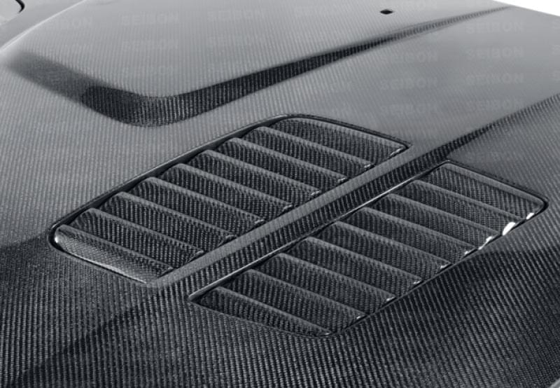 Seibon 97-03 BMW 5 Series 4Dr (E39) GTR-Style Carbon Fiber Hood.