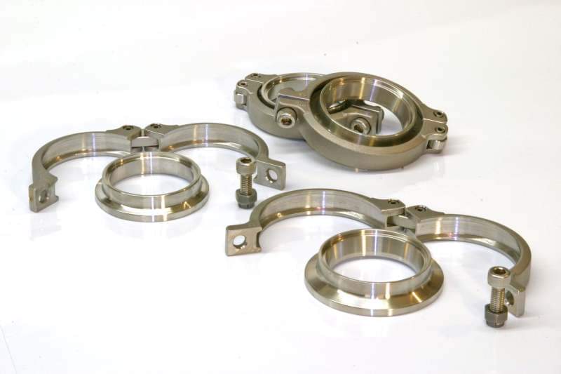 TiAL Sport MVS Optional Inlet/Outlet V-Band Clamp Set.