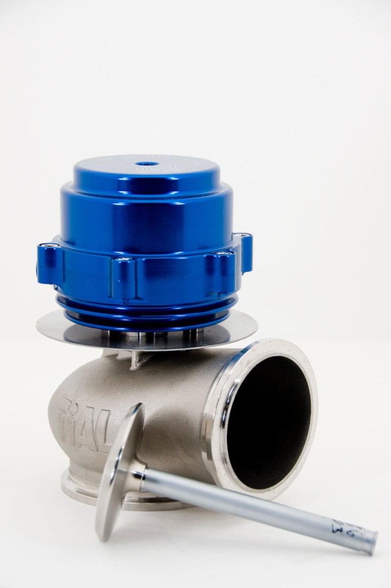 TiAL Sport V60 Wastegate 60mm .673 Bar (9.77 PSI) w/Clamps - Blue.