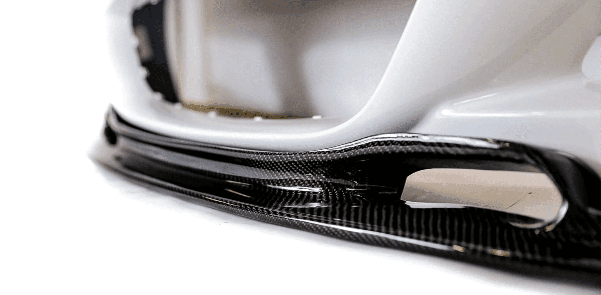 Varis Style V2 Carbon Fiber Front Lip for BMW F30 3 Series Sedan (2012-2018).