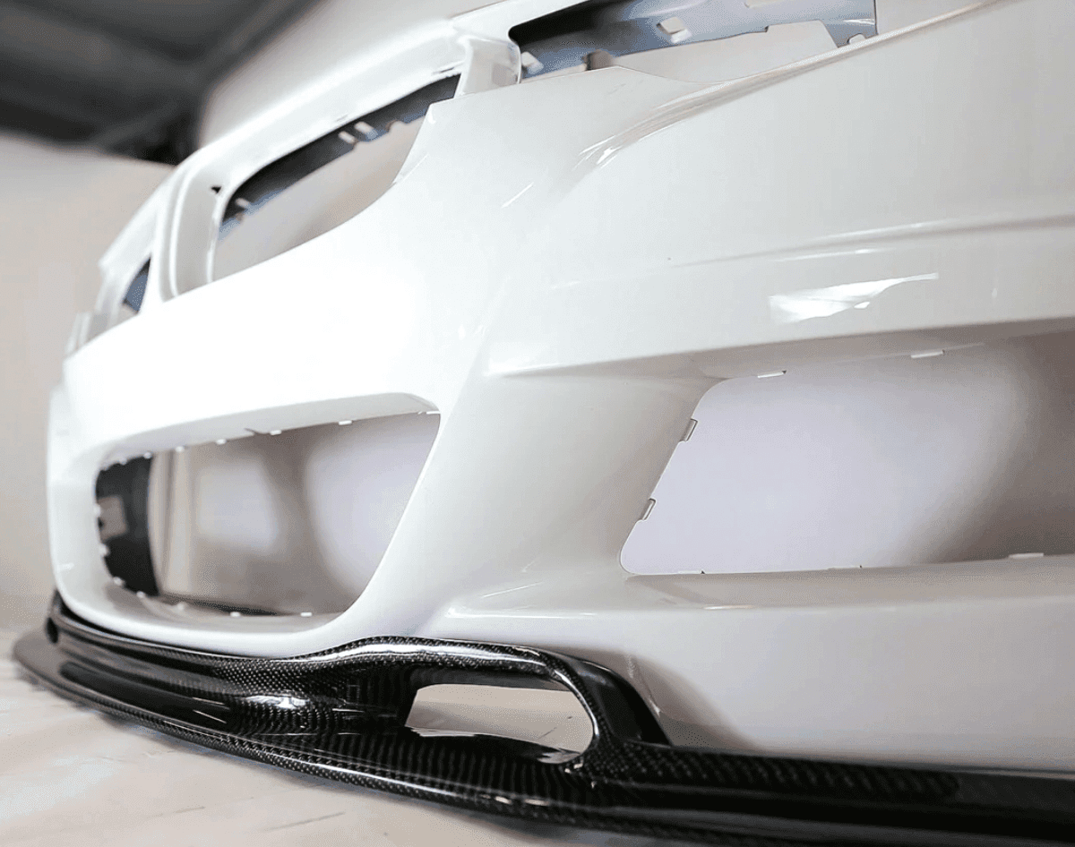 Varis Style V2 Carbon Fiber Front Lip for BMW F30 3 Series Sedan (2012-2018).