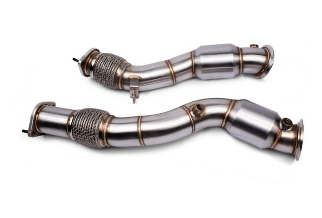 VRSF Stainless Steel Race Downpipes for 2019 – 2024 BMW X3M & X4M S58 F97 F98.