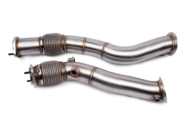 VRSF Stainless Steel Race Downpipes for 2019 – 2024 BMW X3M & X4M S58 F97 F98.