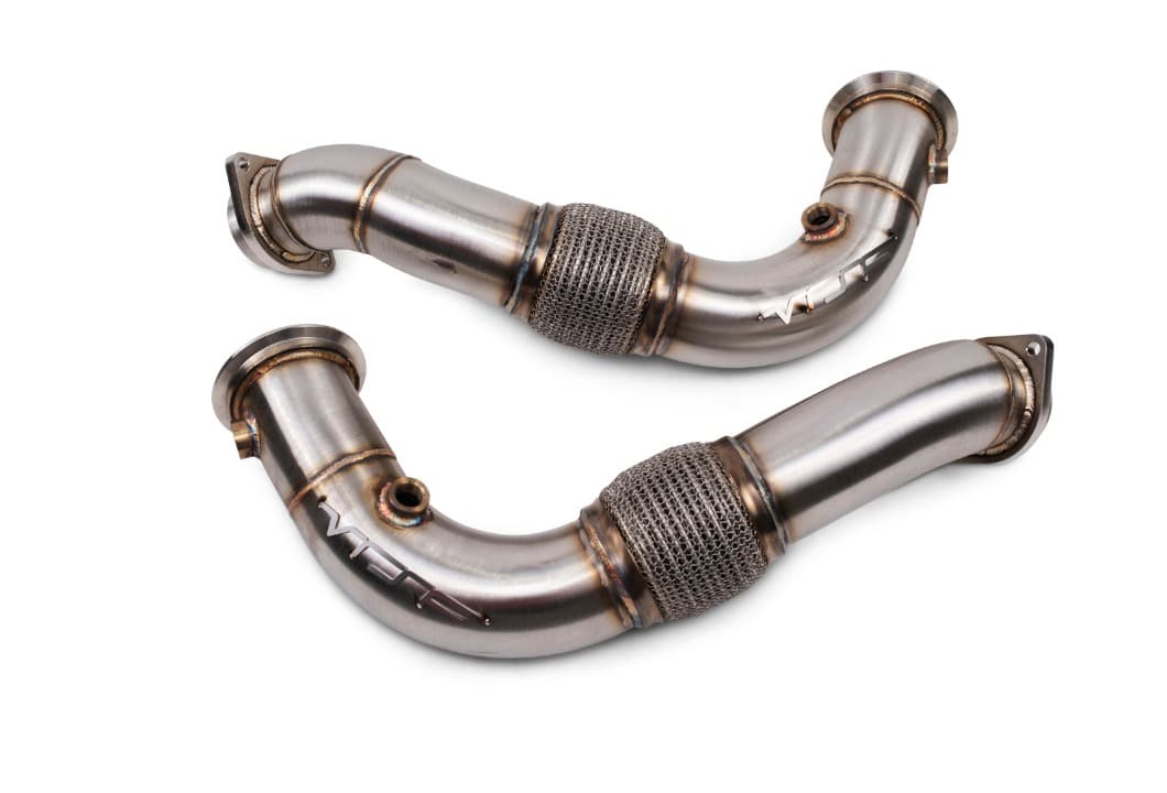 VRSF Stainless Steel Race Downpipes for V8 N63 08-16 BMW 550i, 650i, 750Li, X5, X6 X5M & X6M | DECOR - COLORADO N5X